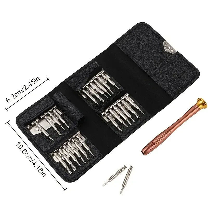 1 Set, Precision Screwdriver Set, 25 In 1 Repair Tool Kit, Small Screwdriver Set, Star/Y-type/Flat-blade/Triangle Screwd image 2