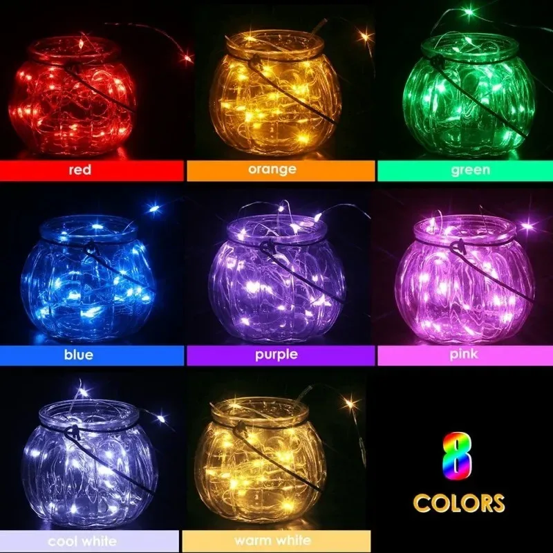 1M 2M 3M 5M 10M 20M 30M Copper Wire LED String lights Holiday lighting Fairy Garland For Christmas Tree Wedding Party Decoration - image 4