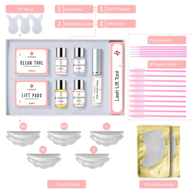 ICONSIGN Upgrade Version Lash Lift Kit Lifting Eyelashes Lasting 6-8 Weeks Lash Perm Eyelash Enhancer Makeup Tools image 3