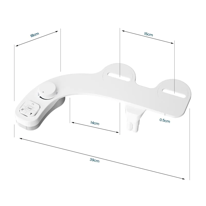 SAMODRA Non-Electric Bidet - Self Cleaning Dual Nozzle (Frontal and Rear Wash) Water Bidet Toilet Seat Attachment detail 6