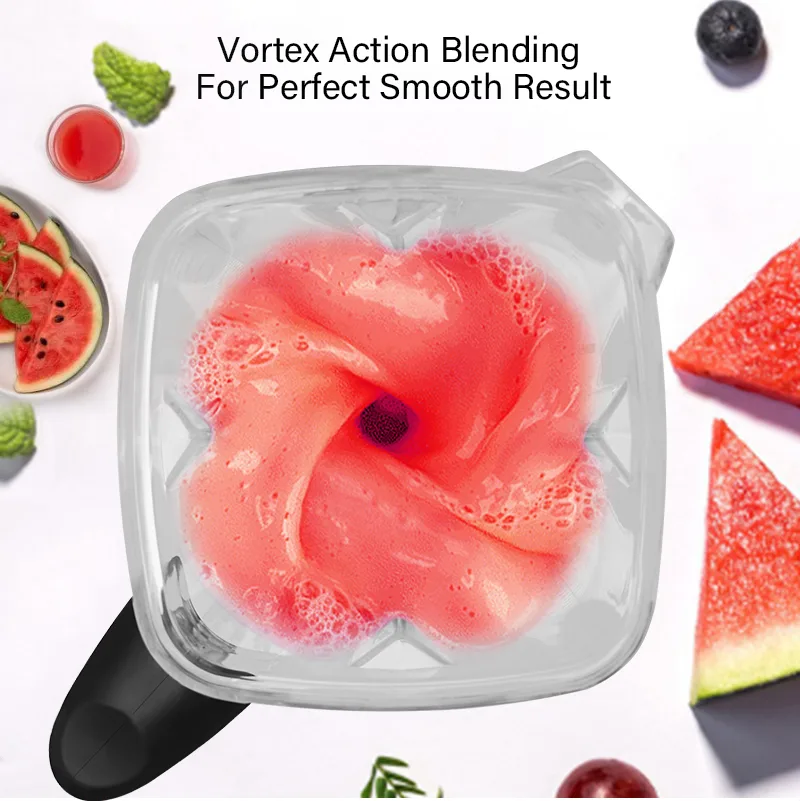 BioloMix 3HP 2200W Heavy Duty Commercial Grade Timer Blender Mixer Juicer Fruit Food Processor Ice Smoothies BPA Free 2L image 3