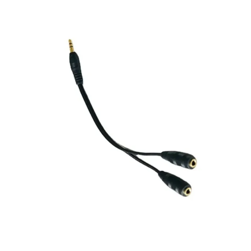 Dual Female Audio Cable Y Splitter Cable 3.5 Mm 1 Male To 2 for Earphone Headset Headphone MP3 MP4 Stereo Plug Adapter J image 5