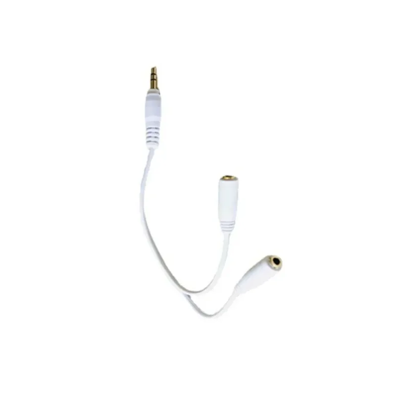 Dual Female Audio Cable Y Splitter Cable 3.5 Mm 1 Male To 2 for Earphone Headset Headphone MP3 MP4 Stereo Plug Adapter J image 6