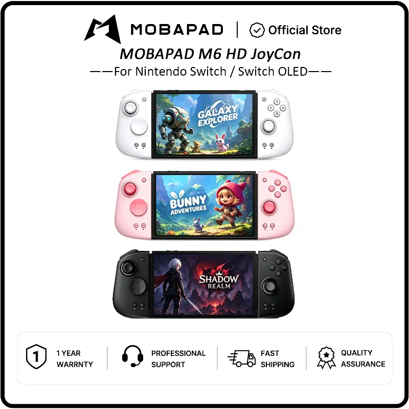 MOBAPAD M6 Gemini 2 Controller For Nintendo Switch OLED Joypad with Hall Joystick Console for Switch NS OLED Gamepad - image 1