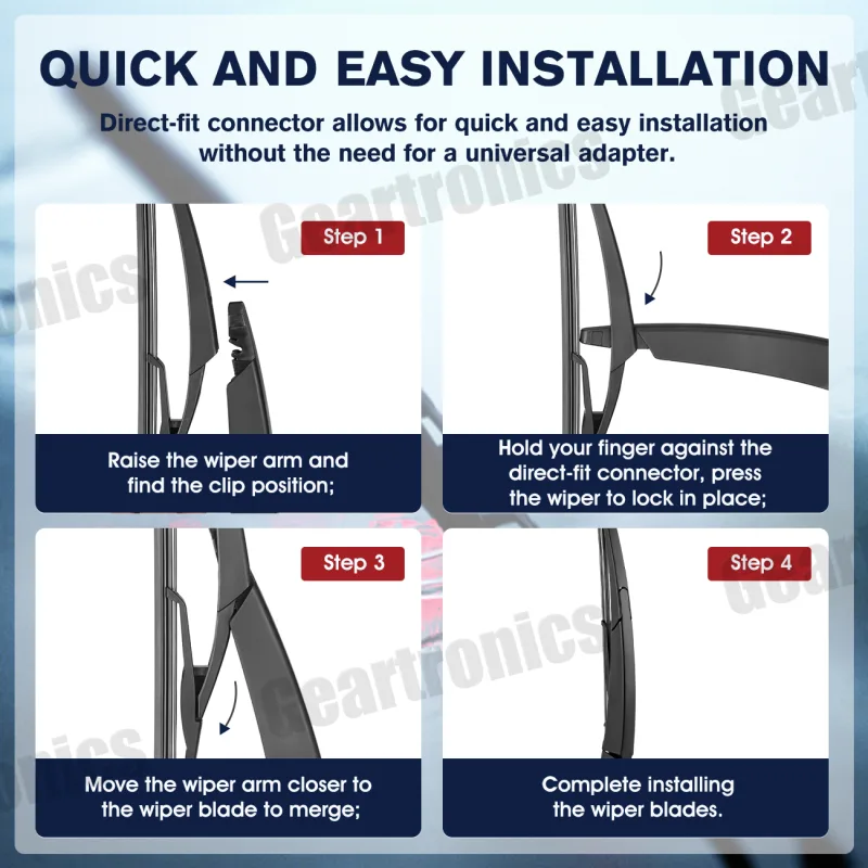 Rear Windshield Wiper Arm Blade for Mercedes B-Class W245 image 4