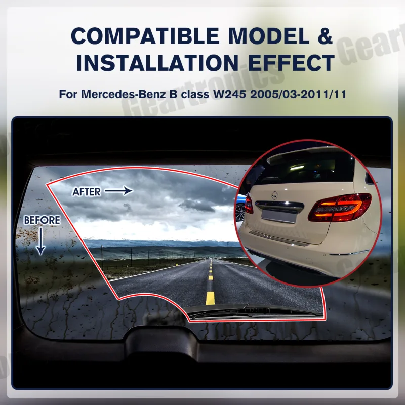 Rear Windshield Wiper Arm Blade for Mercedes B-Class W245 image 6