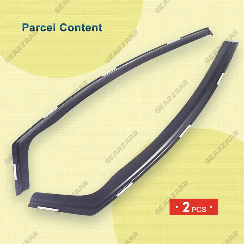 Wind Deflectors Front Window Tinted 2pc for Ford Fiesta 2008-2017 MK7 3 Door UK image 6