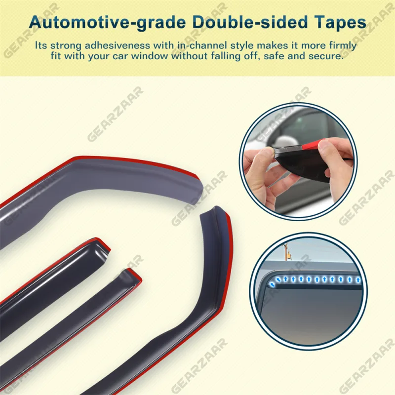 Wind Deflectors for VW Golf V Mk5 image 3