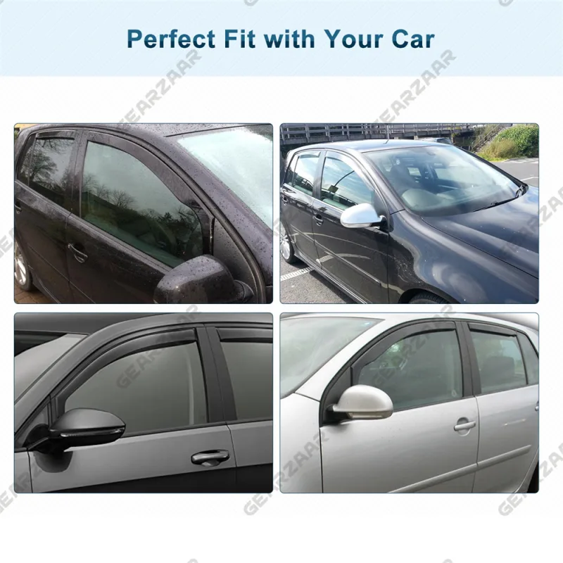 Wind Deflectors for VW Golf V Mk5 image 4