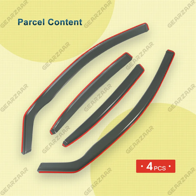 Tinted Wind Visor Deflectors for Skoda Octavia 5-Door 2013-2019 image 2