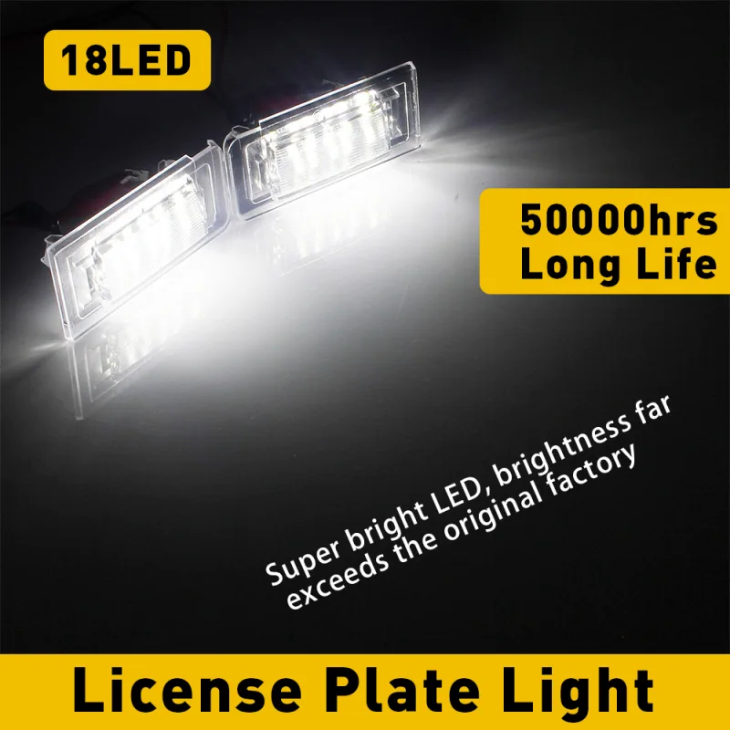 2x AUXITO License Plate Lights for Audi TT MK1 (1998-2003) image 2