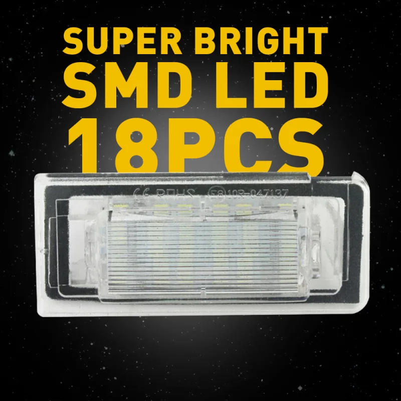2x AUXITO License Plate Lights for Audi TT MK1 (1998-2003) image 4