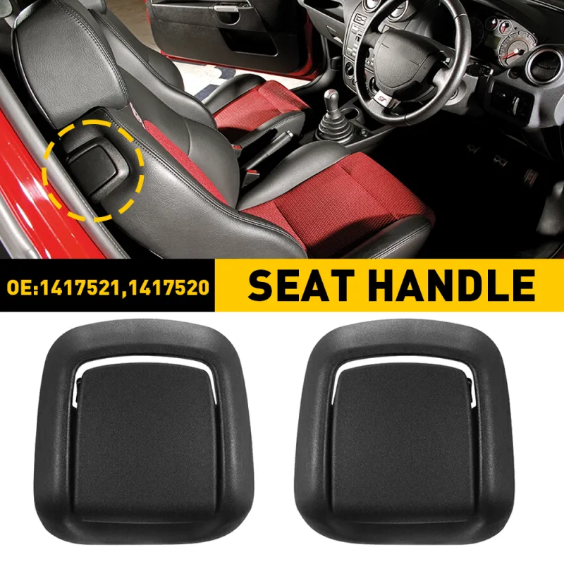 2Pcs Seat Tilt Handle Left/Right For Ford Fiesta Mk6-3 door Version  2002 2003 2004 2005 2006 2007 2008 Hand Stable Seat image 1
