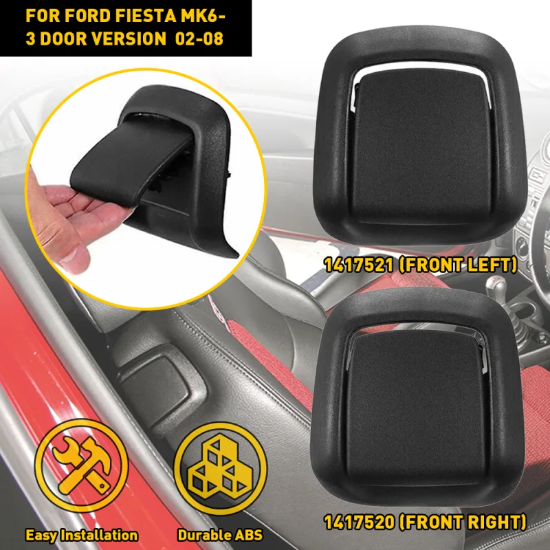 2Pcs Seat Tilt Handle Left/Right For Ford Fiesta Mk6-3 door Version  2002 2003 2004 2005 2006 2007 2008 Hand Stable Seat image 5