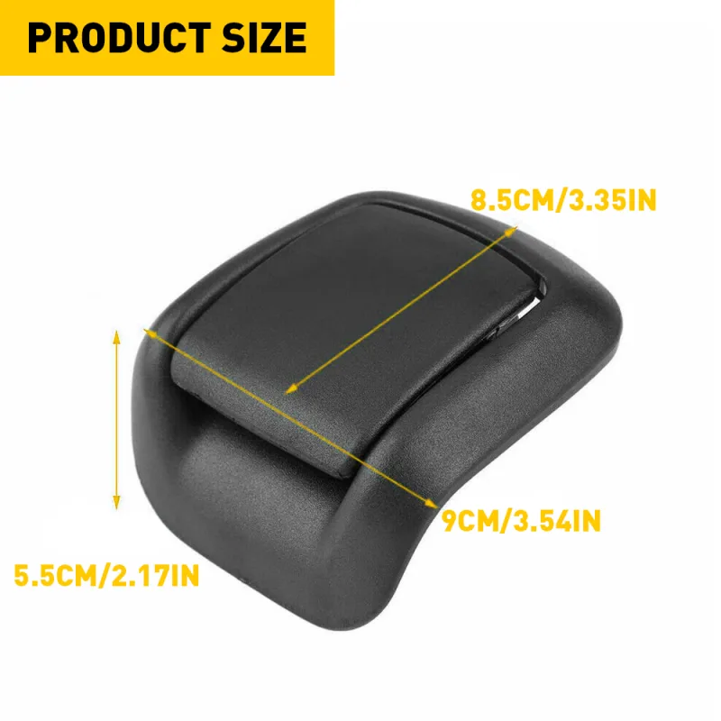 2Pcs Seat Tilt Handle Left/Right For Ford Fiesta Mk6-3 door Version  2002 2003 2004 2005 2006 2007 2008 Hand Stable Seat image 6