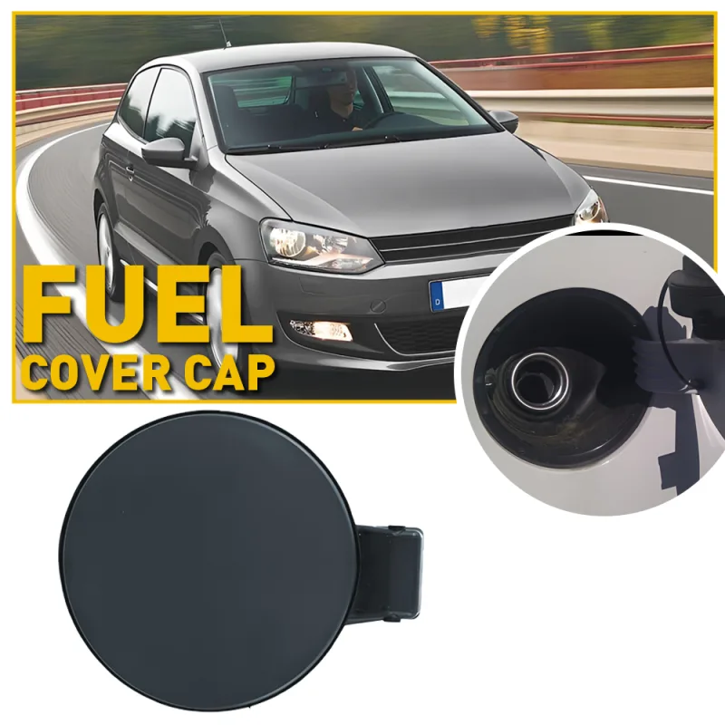 Fuel Gas Tank Filler Lid Door Cap Fits For VW Polo 2011 2012 2013 2014 2015 2016 2017 2018 2019 Fuel Gas Tank Door Cap image 1