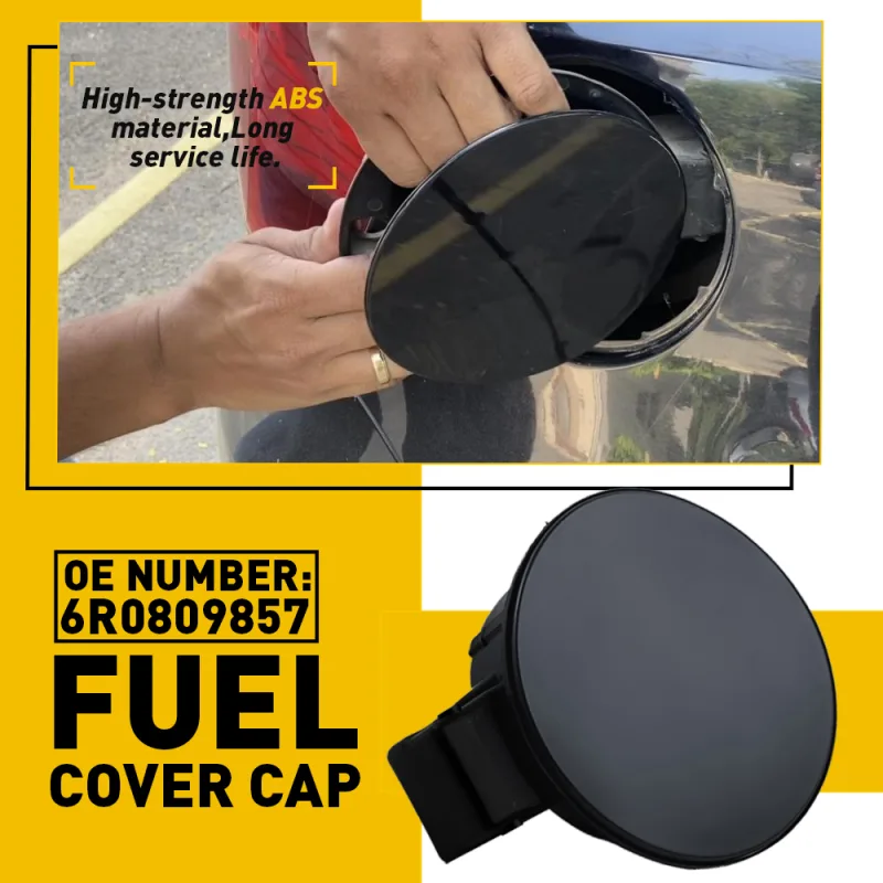 Fuel Gas Tank Filler Lid Door Cap Fits For VW Polo 2011 2012 2013 2014 2015 2016 2017 2018 2019 Fuel Gas Tank Door Cap image 5
