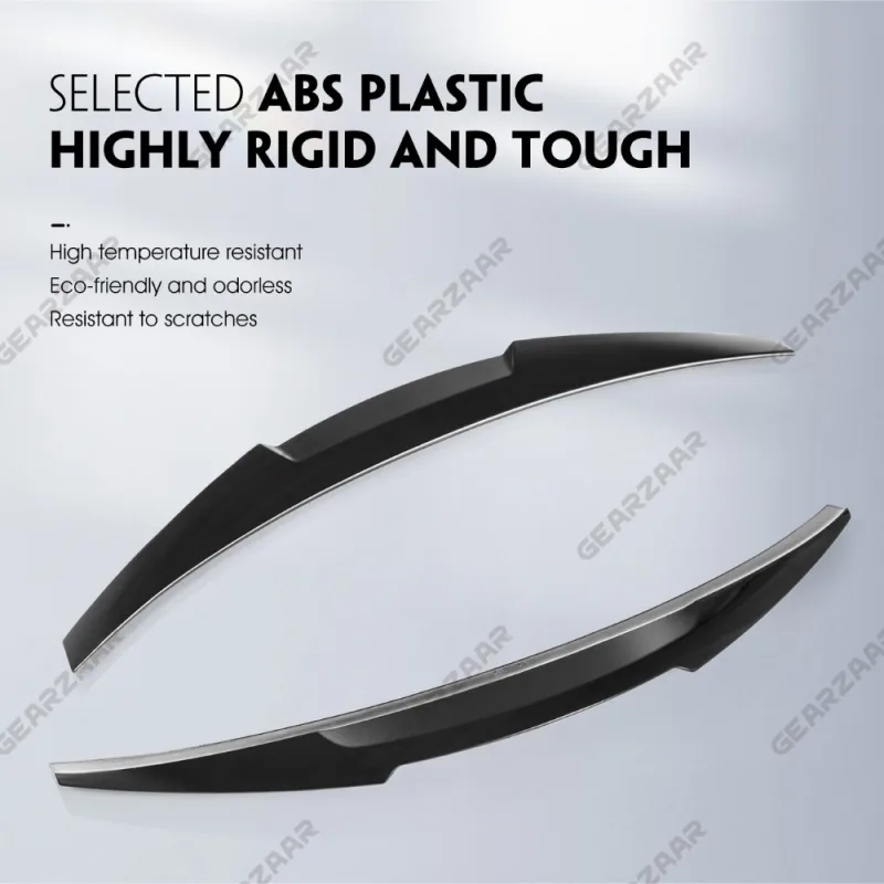For BMW 3 SERIES E92 2005+ REAR BOOT SPOILER TRUNK LID WING M4 STYLE GLOSS BLACK image 2