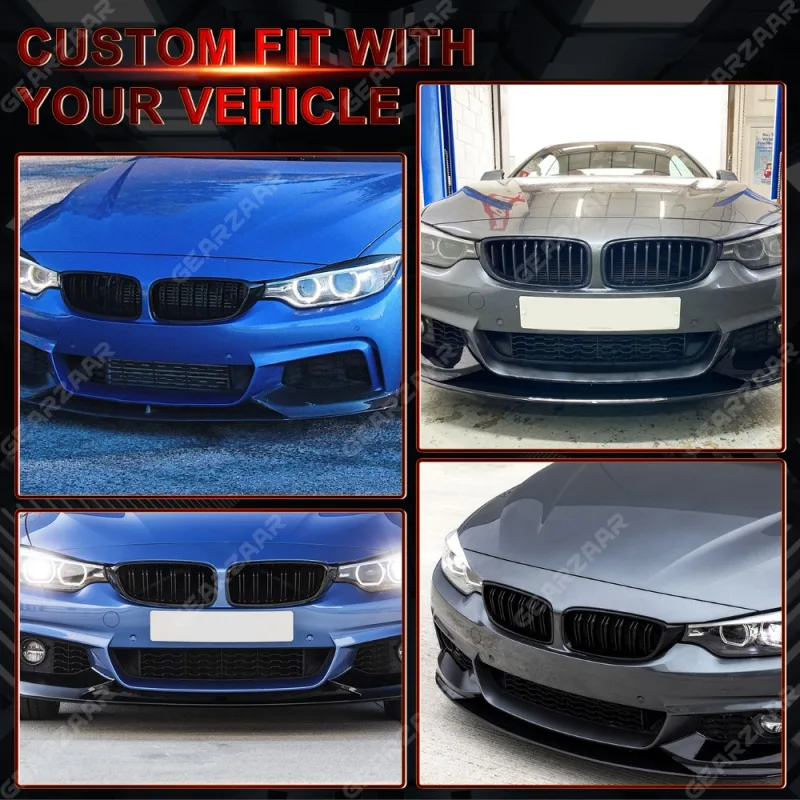 GEARZAAR Front Splitter Lip for BMW 4 Series F32 F33 F36 14-20 image 3