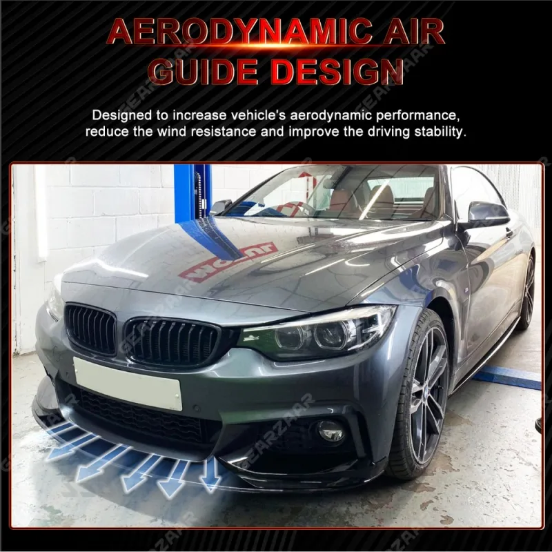 GEARZAAR Front Splitter Lip for BMW 4 Series F32 F33 F36 14-20 image 4