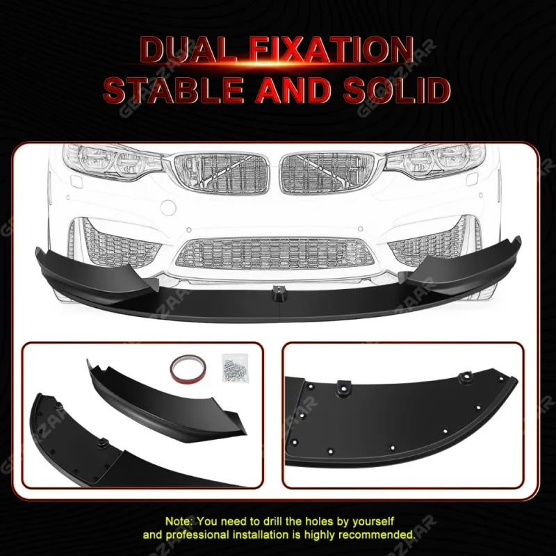 GEARZAAR Front Splitter Lip for BMW 4 Series F32 F33 F36 14-20 image 5