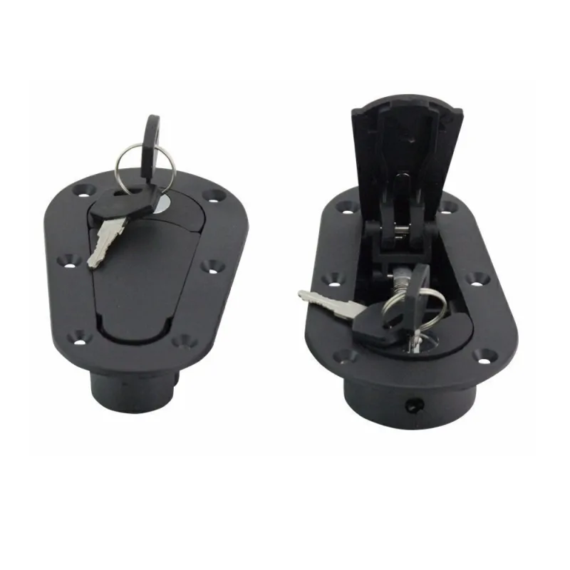 Black Universal Quick Release Bonnet Latch Catches Plus Flush w/Locking Pins GB image 2