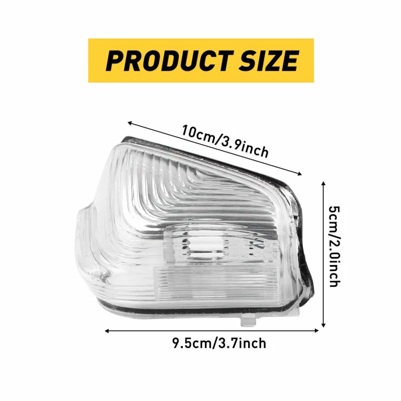 2Pcs Left & Right Door Wing Mirror Indicator Lens For Mercedes Sprinter Vw Crafter Car Side Rearview Mirror Light Turn S image 2