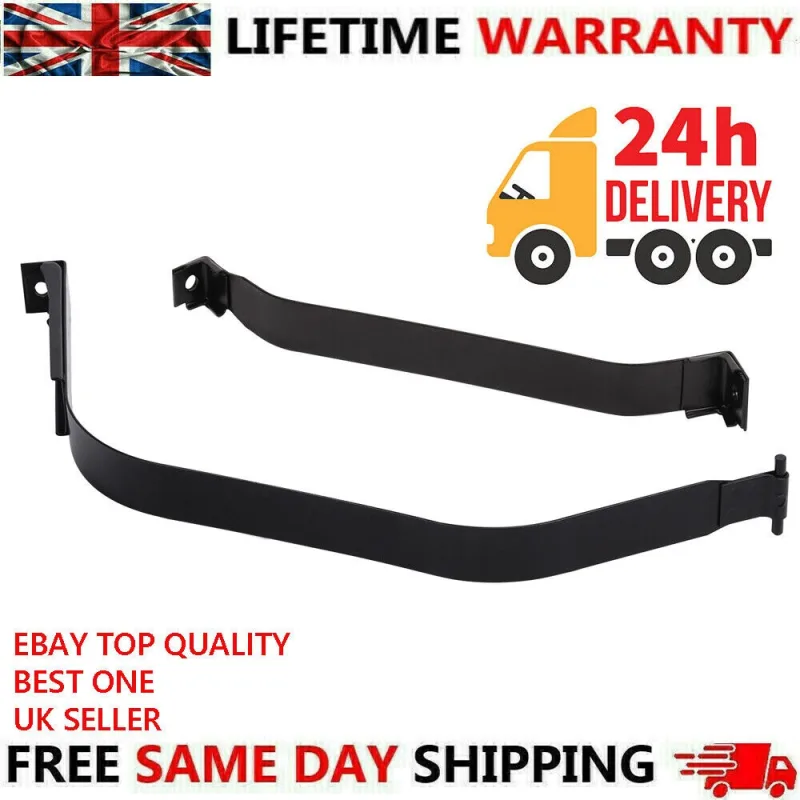 FUEL TANK SUPPORT STRAPS X2 For NISSAN NAVARA D40 PATHFINDER R51 2.5 DCI 2006-2016 image 1
