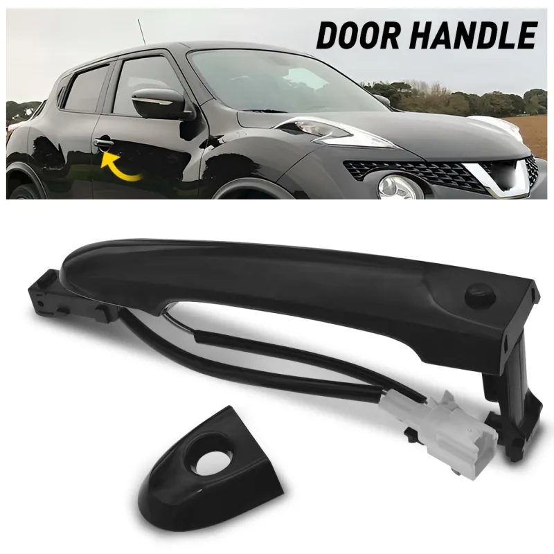 Exterior Door Handle Keyless Entry Fits For Nissan Juke (F15) 2010 2011 2012 2013 2014 2015 2016 2017 2018 2019 Front Ri image 1
