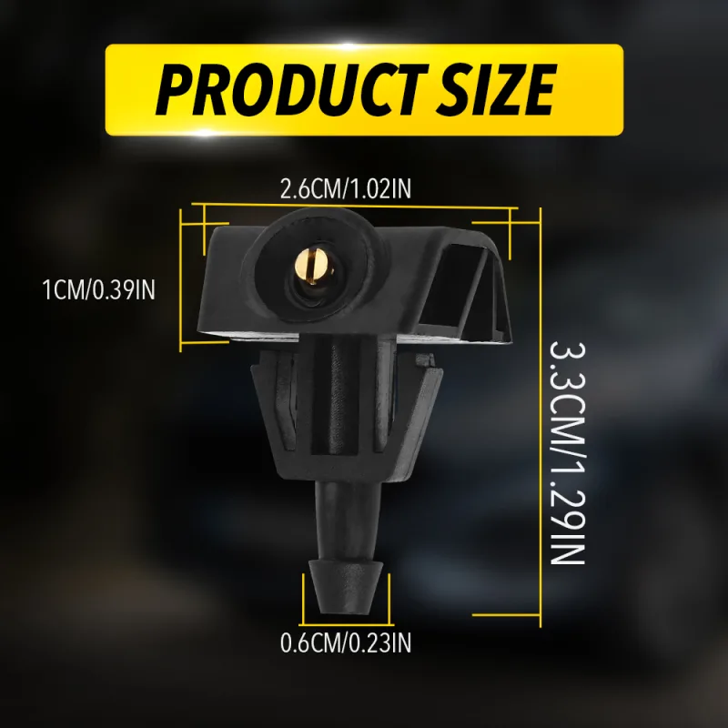 2/1Pcs For Nissan JUKE F15 2015 2016 2017 2018 Car Windshield Wiper Washer Spray Nozzle Windscreen Washer Jet image 5