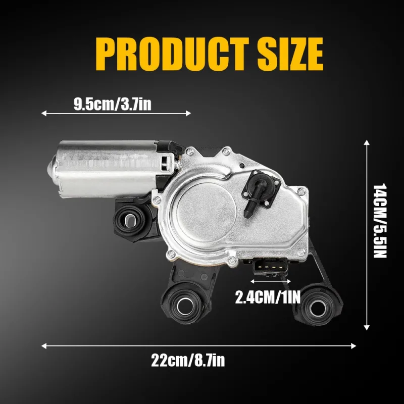 Rear Windscreen Wiper Motor 12V image 5