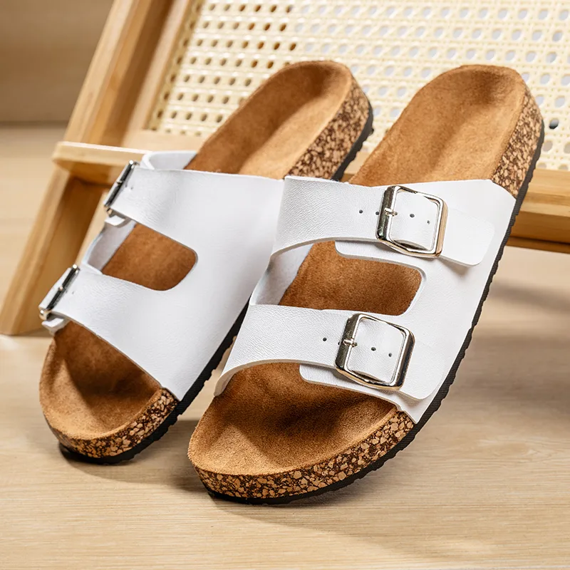 Slippers for men and women Birken indoor non-slip cork slippers women beach outdoor home comfortable casual sandals large size - image 3