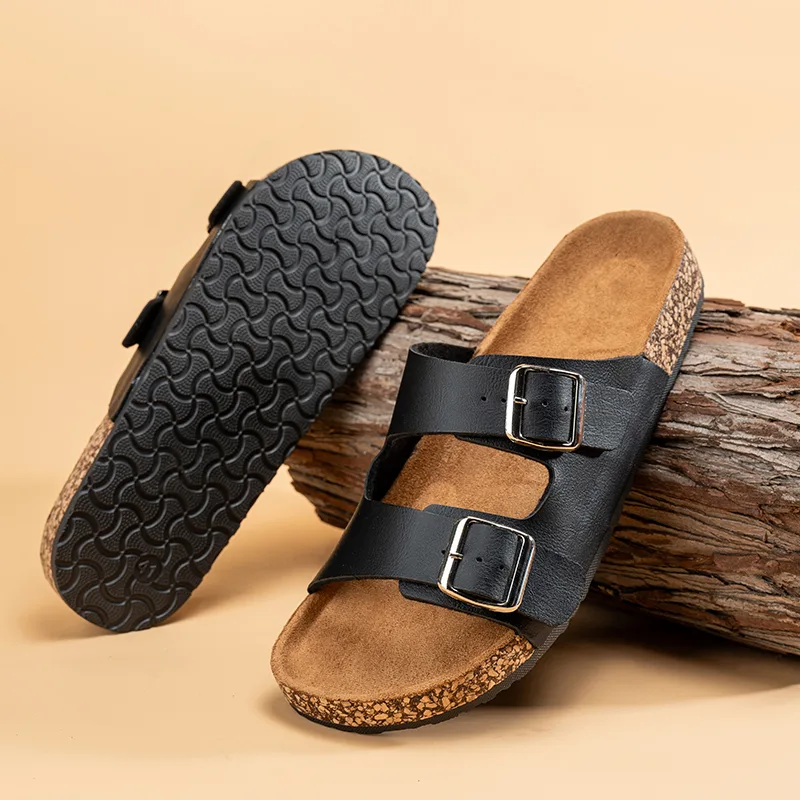 Slippers for men and women Birken indoor non-slip cork slippers women beach outdoor home comfortable casual sandals large size - image 4