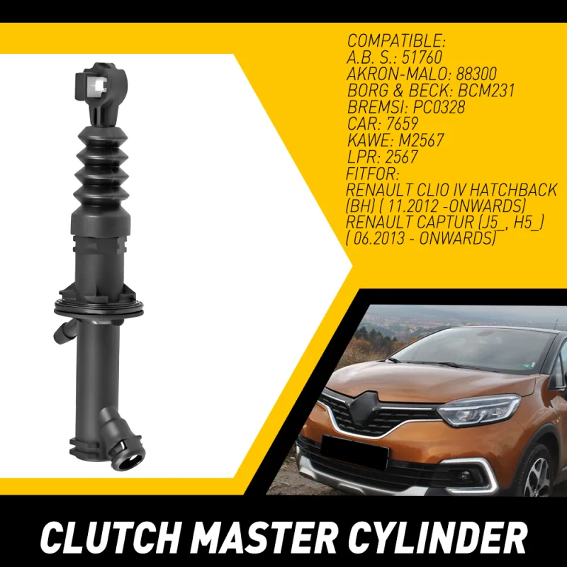 Clutch Master Cylinder For Renault Clio IV Captur 0.9 1.5 1.2 tCe dCi Hatchback (BH) 306108623R 306104223R image 3