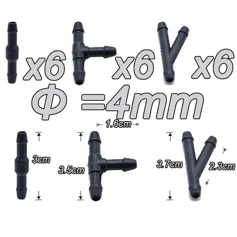XUKEY 3-Way Washer Pipe Connector image 2