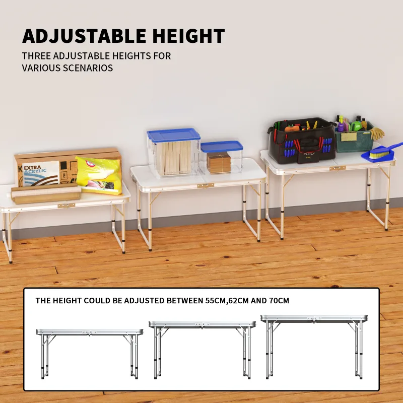Folding Picnic Table Heavy Duty Garden Party image 3