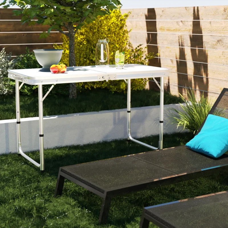 Folding Picnic Table Heavy Duty Garden Party image 4