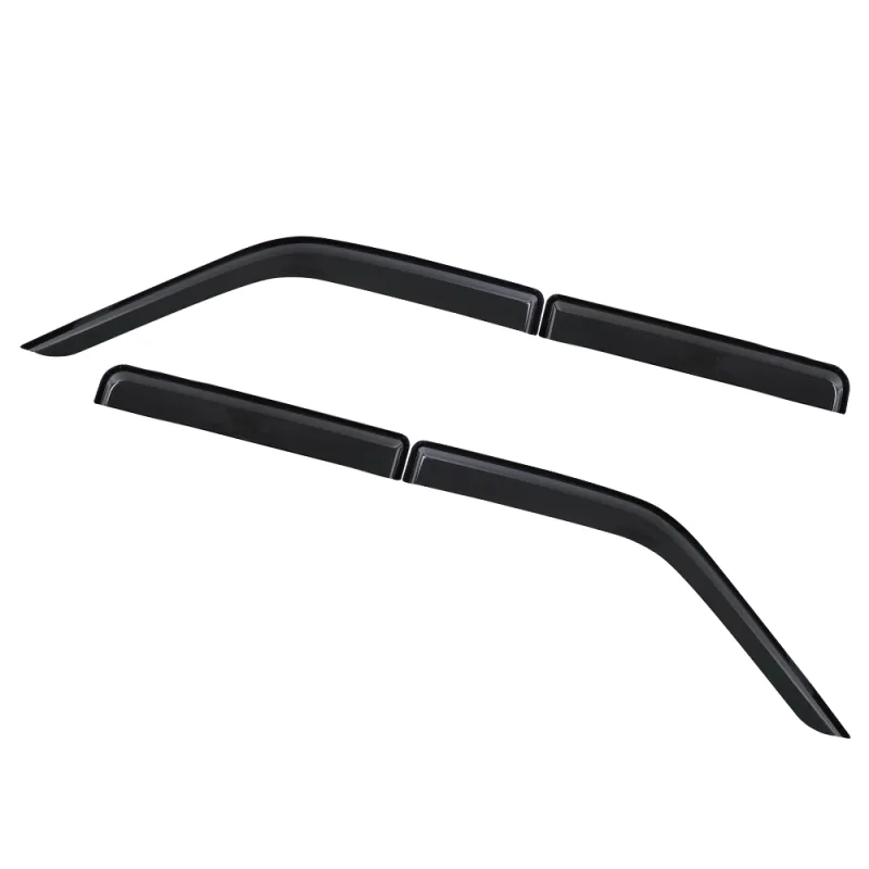 Window Visor wind Deflectors Rain Guard FOR NISSAN NAVARA 1997-2005 Double Cabin Car Styling detail 4