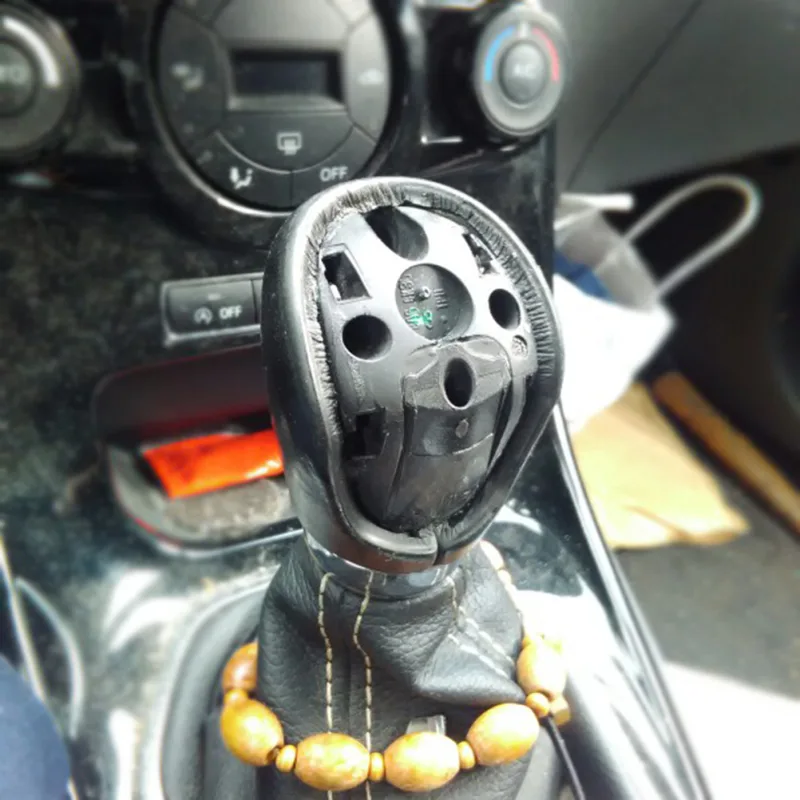 5 Speed Manual Gear Shift Knob Cap Cover Emblem For Ford Focus 2005 - 2011 C-Max Fiesta Kuga Car Styling Accessories image 5