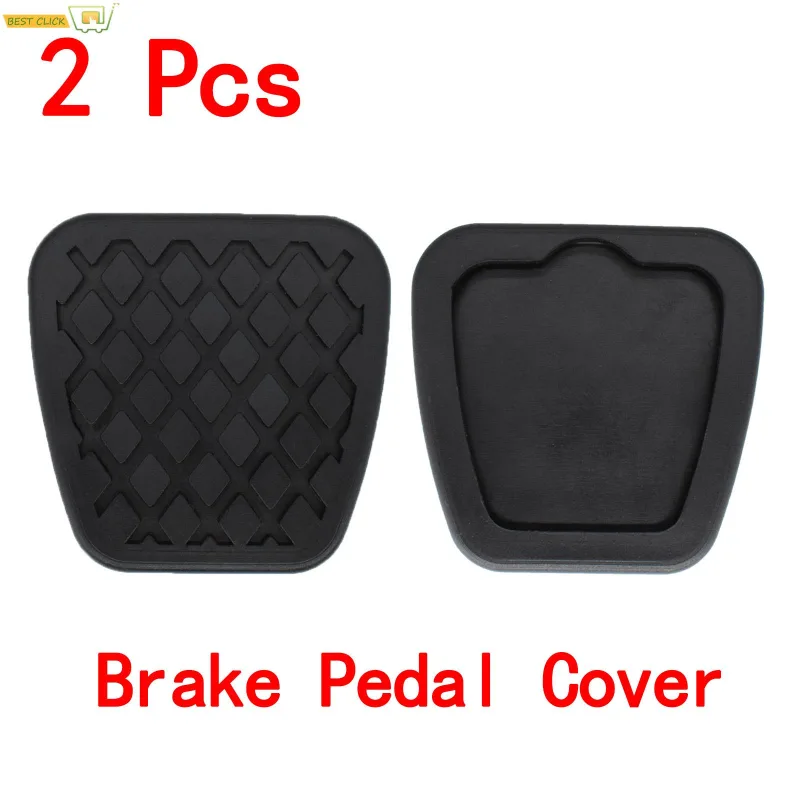 2Pcs Car Rubber Clutch Brake Foot Pedal Pads Covers For Honda Accord Element Civic CRV Acura TL RSX TSX 46545 SA5 000 image 1