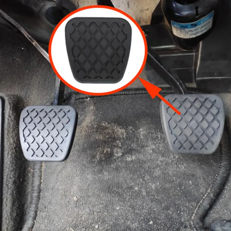 2Pcs Car Rubber Clutch Brake Foot Pedal Pads Covers For Honda Accord Element Civic CRV Acura TL RSX TSX 46545 SA5 000 image 4