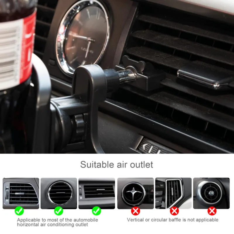 Car Clip On Holder Auto Car Air Vent Outlet Beverage Cup Drink Water Bottle Clip-ons Holder Stand Drinks Holders Car Acc image 3