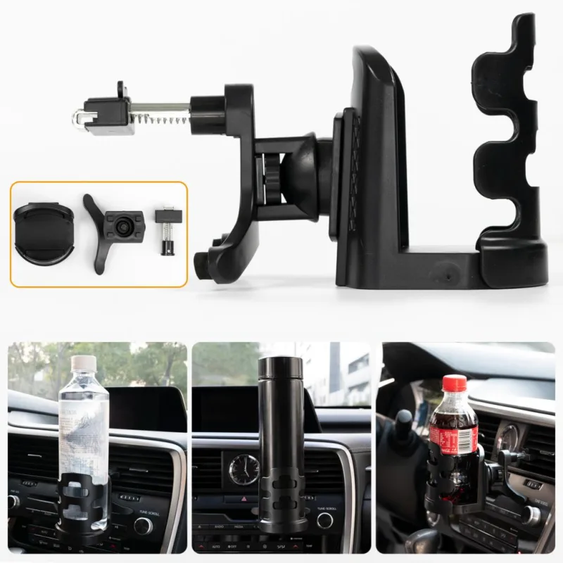 Car Clip On Holder Auto Car Air Vent Outlet Beverage Cup Drink Water Bottle Clip-ons Holder Stand Drinks Holders Car Acc image 4