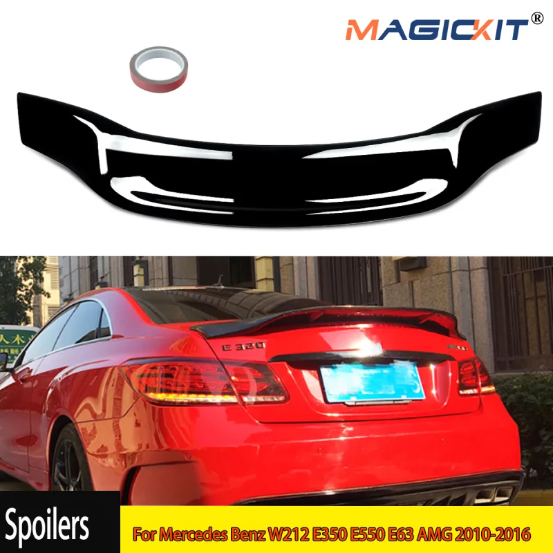 Mercedes-Benz W212 Trunk Spoiler Wing RT Style image 1