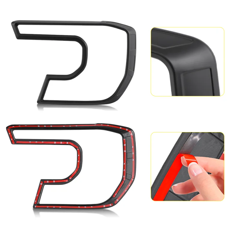 Headlights Head Lights Cover For Ford Ranger Raptor 2023 2024 Next Gen Accessories Car Styling image 2