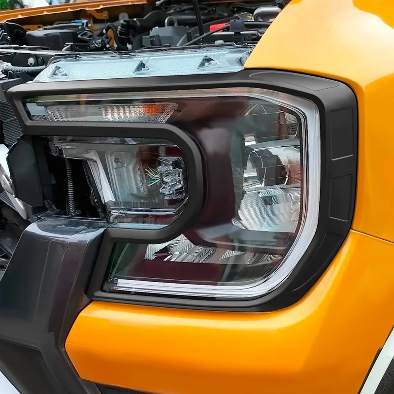 Headlights Head Lights Cover For Ford Ranger Raptor 2023 2024 Next Gen Accessories Car Styling image 5