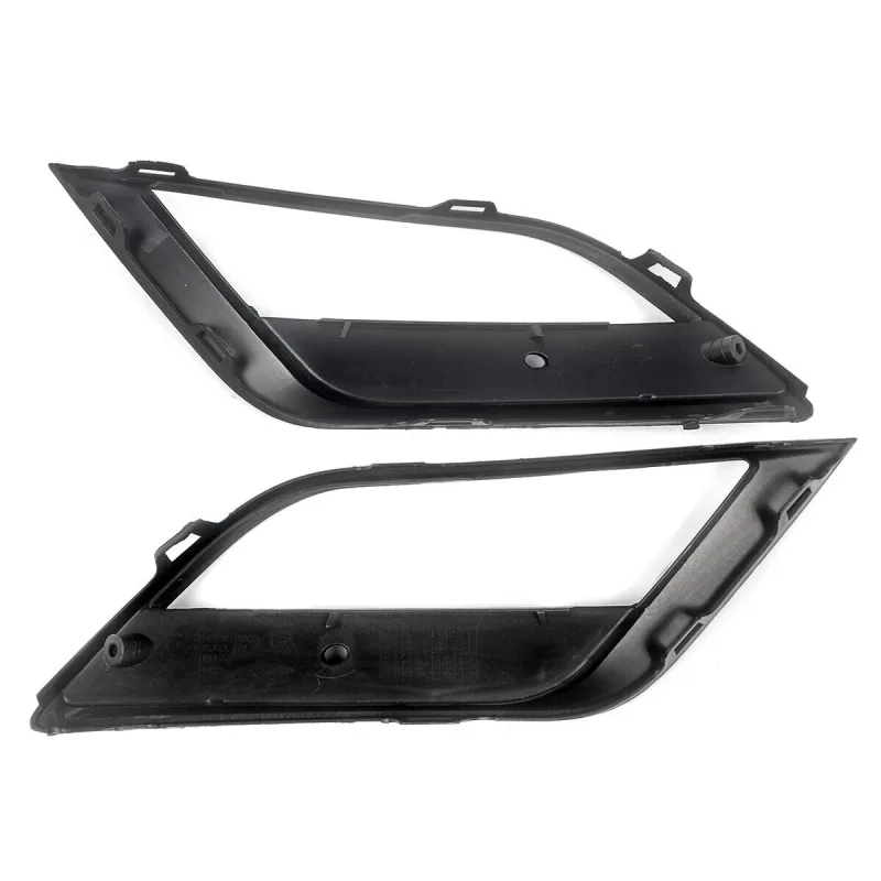 FOR 2012-2016 SEAT IBIZA FRONT BUMPER FOG LIGHT GRILLE COVER BLACK LEFT+RIGHT UK image 4