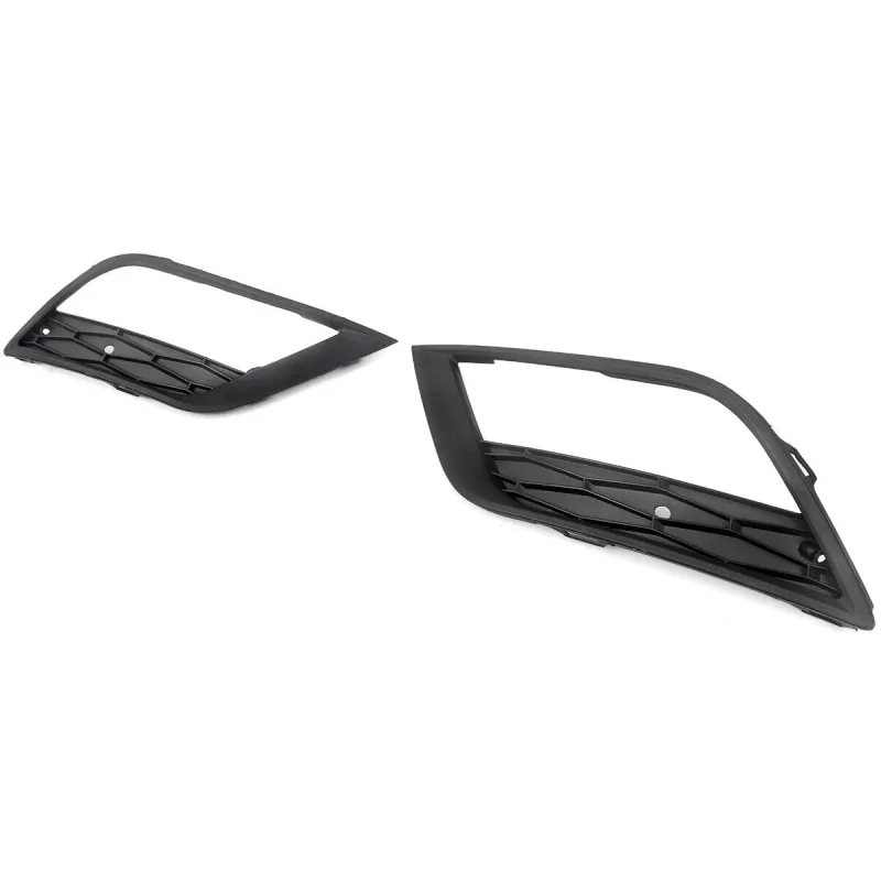 FOR 2012-2016 SEAT IBIZA FRONT BUMPER FOG LIGHT GRILLE COVER BLACK LEFT+RIGHT UK image 5
