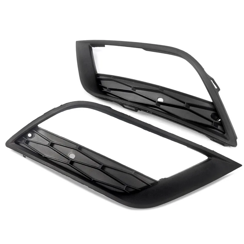 FOR 2012-2016 SEAT IBIZA FRONT BUMPER FOG LIGHT GRILLE COVER BLACK LEFT+RIGHT UK image 6