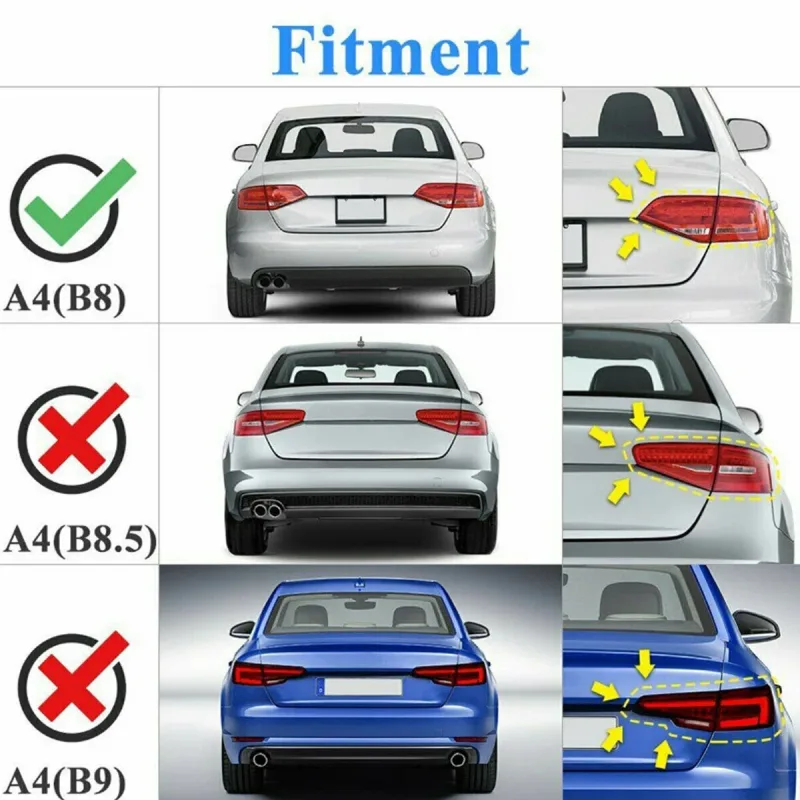 MagicKit Rear Spoiler for Audi A4 B8 08-12 image 2
